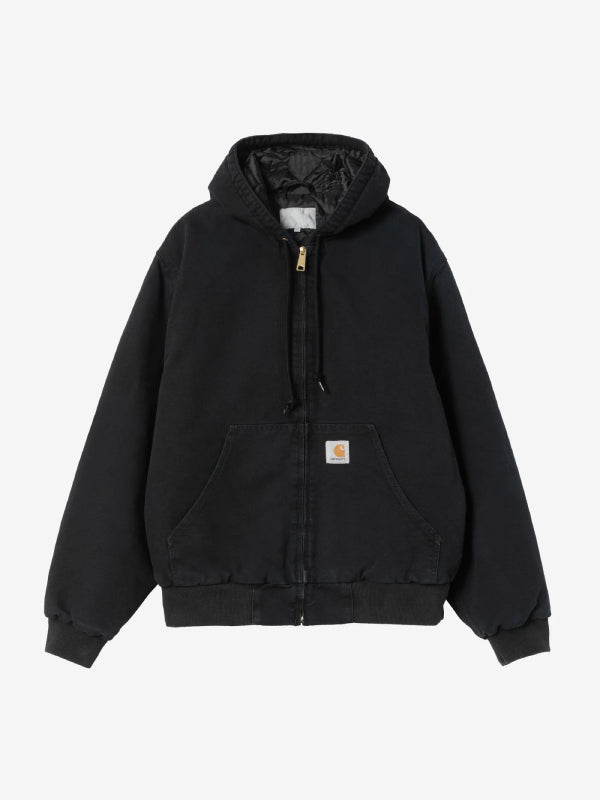 Carhartt WIP black brass zip jacket