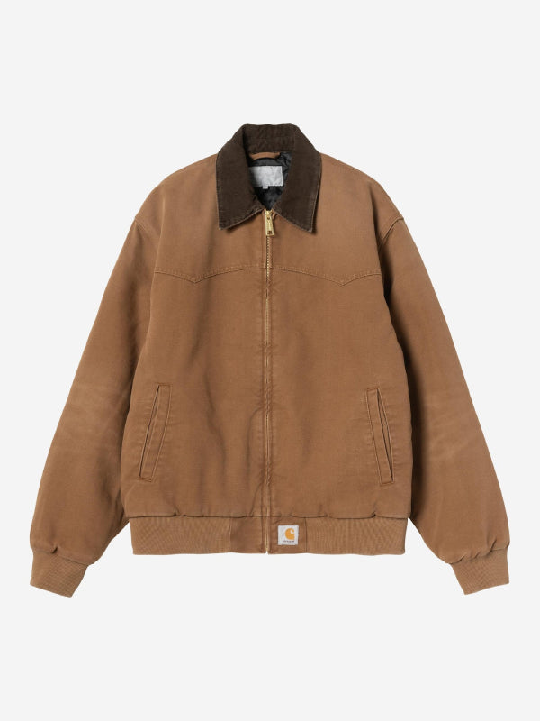 Camel brown cotton jacket