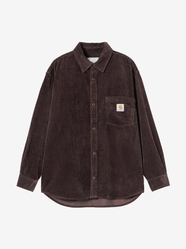 Carhartt WIP brown corduroy shirt jacket