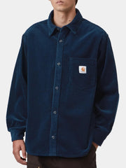 Carhartt WIP navy corduroy shirt jacket