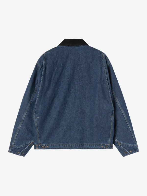 Carhartt WIP washed blue corduroy collar jacket