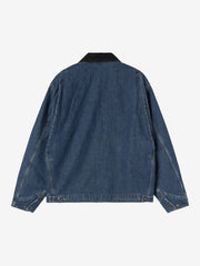 Carhartt WIP washed blue corduroy collar jacket