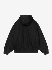 Carhartt WIP washed black ribbed cuff jacket