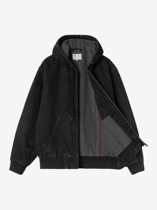 Carhartt WIP black open lining denim jacket