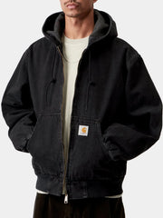 Carhartt WIP black oversized denim jacket