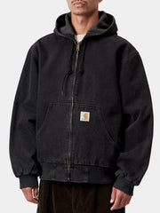 Carhartt WIP black workwear denim jacket