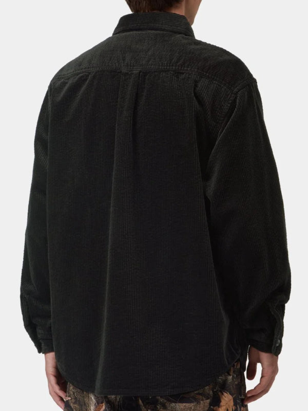 Carhartt WIP black ribbed overshirt