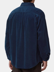 Carhartt WIP navy ribbed overshirt