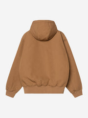 Carhartt WIP camel zip front coat