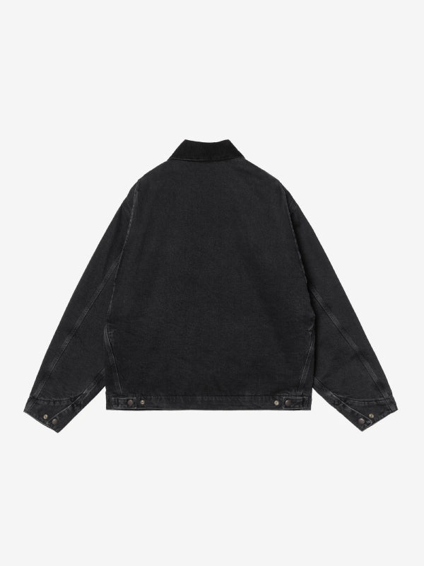 Carhartt WIP black snap cuff jacket