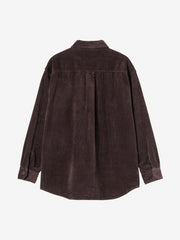 Carhartt WIP brown ribbed overshirt