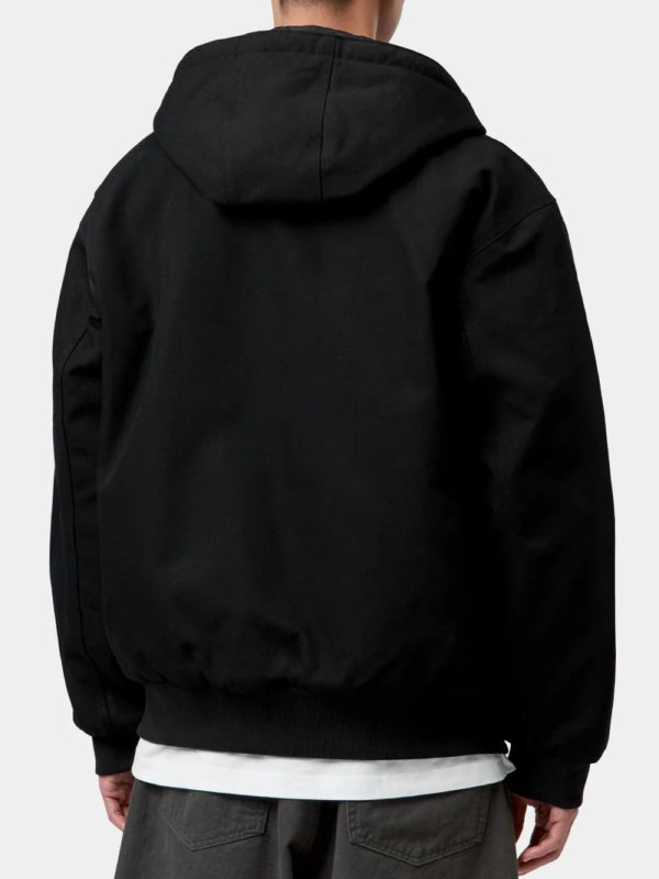 Carhartt WIP black zip front jacket