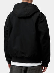 Carhartt WIP black zip front jacket