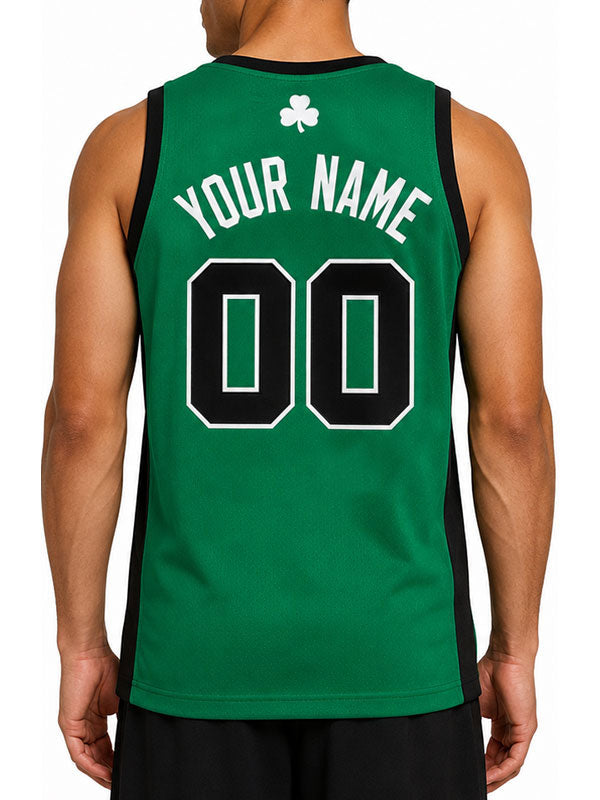 Celtics jersey back view custom name number placeholder