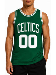 Celtics jersey back view custom name number placeholder