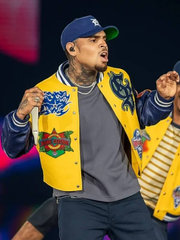 Chris Brown Breezy Bowl XX Tour Bomber Jacket