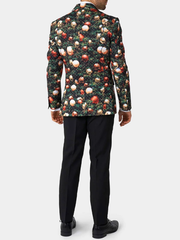 Christmas lights ornament print jacket
