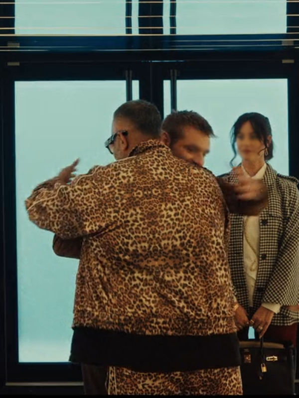 Chucky Kubra leopard track jacket
