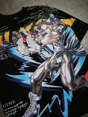 Street Fighter Civil Regime tee back logo close up detail