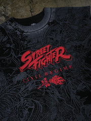 Street Fighter Civil Regime sleeveless tank front print black
