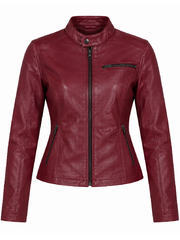 Claire Redfield Made In Heaven embroidered leather jacket