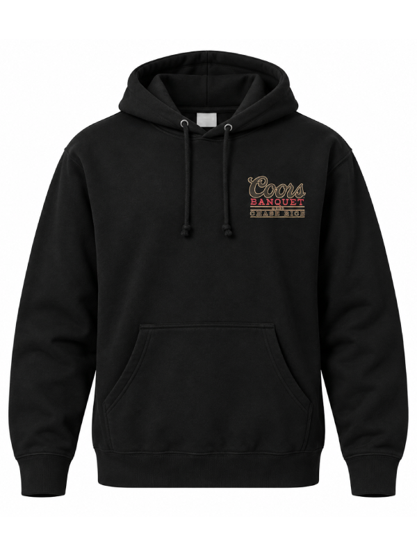 coors rodeo cowboy print hoodie