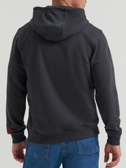 Wrangler Coors Banquet charcoal hoodie back view