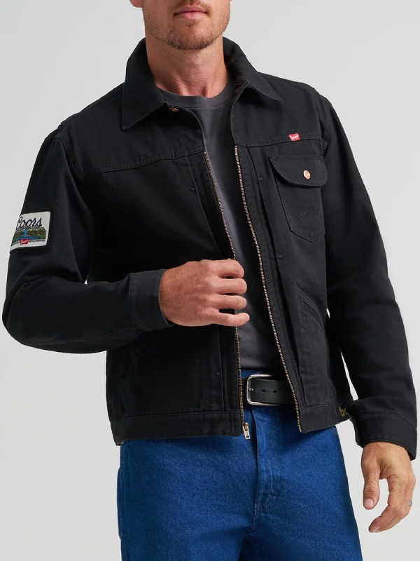 coors banquet chest pocket jacket