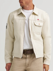 coors banquet ivory zip jacket
