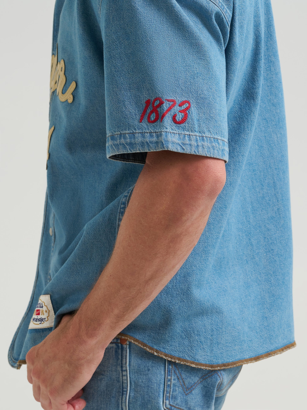 coors banquet denim sleeve detail