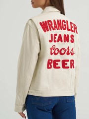 coors banquet womens denim jacket