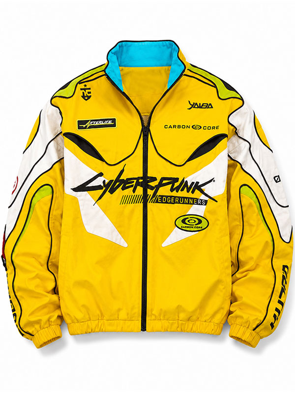 Cyber-Punk Edgerunners David Martinez racing jacket front flat product shot