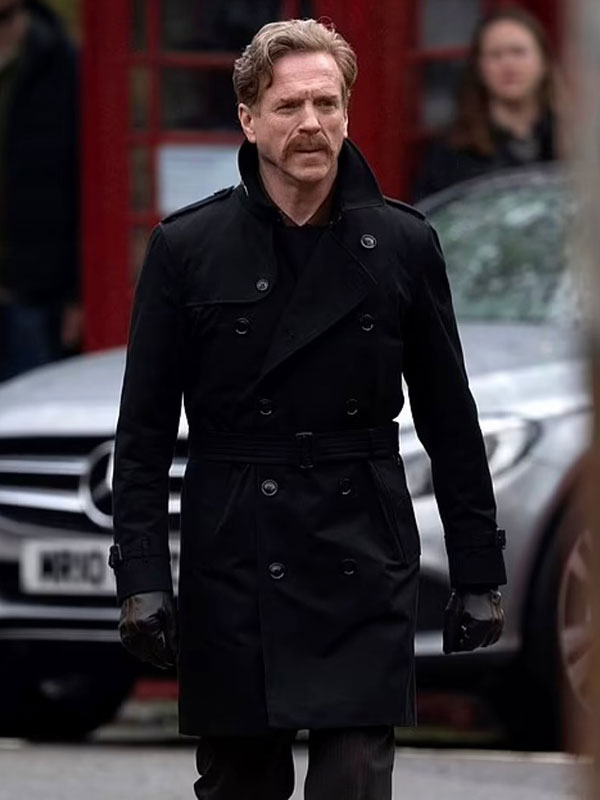 Damian Lewis black coat