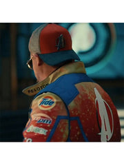 Red Guardian New Avengerz jumpsuit back view sponsor logo detail