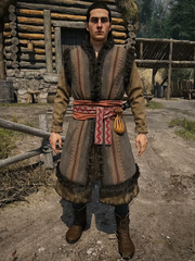 Coen Knave's Heavy Garb Blood of Dawnwalker vest village front view
