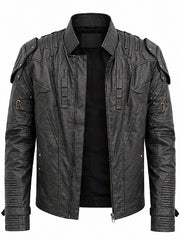 Transformers Decepticon shoulder plate leather coat