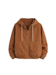 denim hooded jacket mens