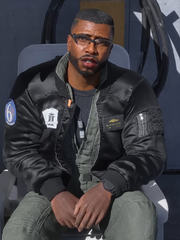 Ellington Baxter LCDR patch bomber