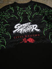 Civil Regime Roses From Concrete tee back graphic close up