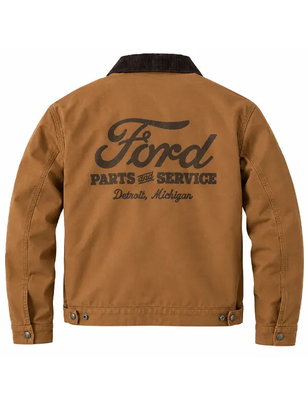 Ford Michigan Carhartt Detroit script print cotton jacket