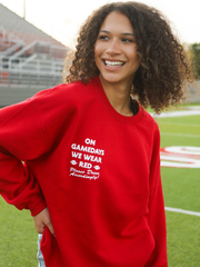 Charlie Southern football crewneck sweatshirt for women