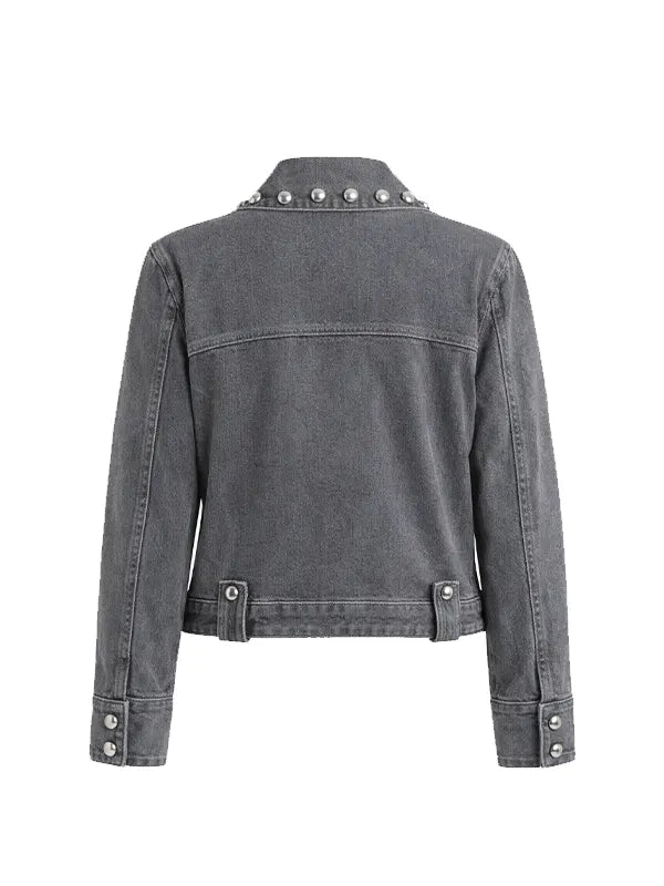 grey denim jacket