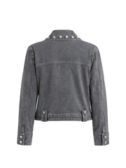 grey denim jacket