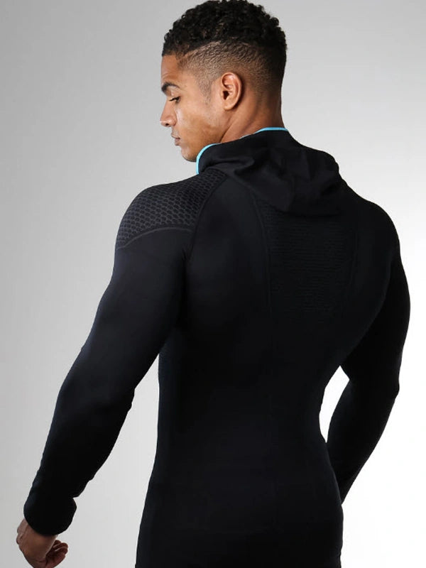 Gymshark Onyx V1 Black Seamless Zip Hoodie | Shop Now