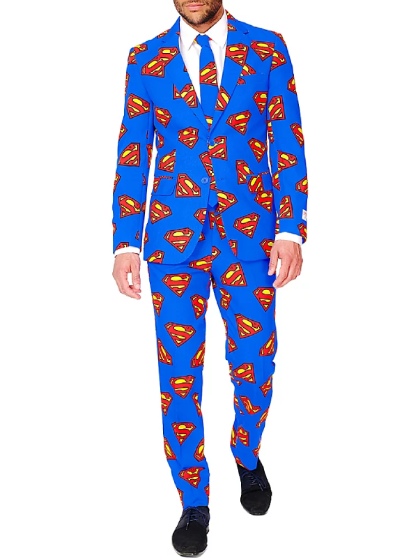 Brandon Routh Superman red yellow emblem two piece suit