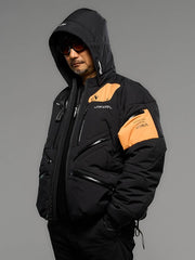 Orange patch Death Stranding 2 Hideo Kojima outerwear