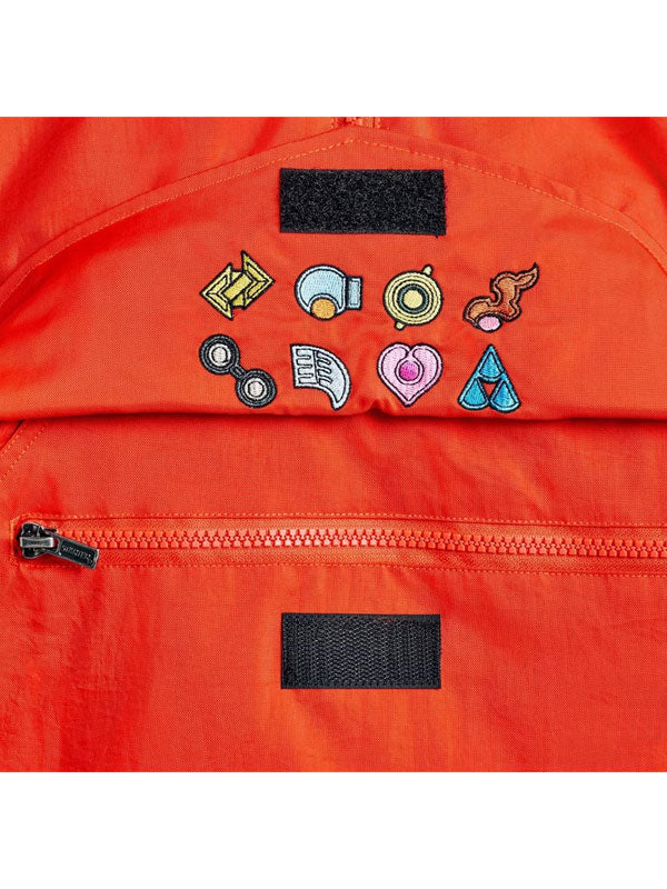 Pokémon Hoenn Region jacket interior embroidered gym badges detail