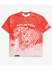 Houston Texans HOU sublimation print shirt front flat lay