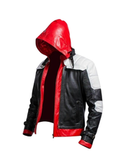White Panel Biker Jacket Jason Todd Arkham Knight