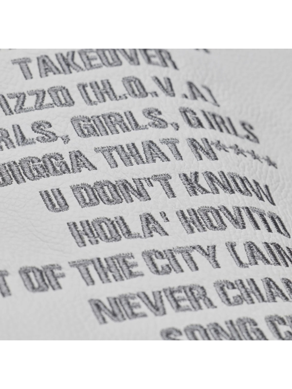 JAY-Z album tracklist embroidered sleeve